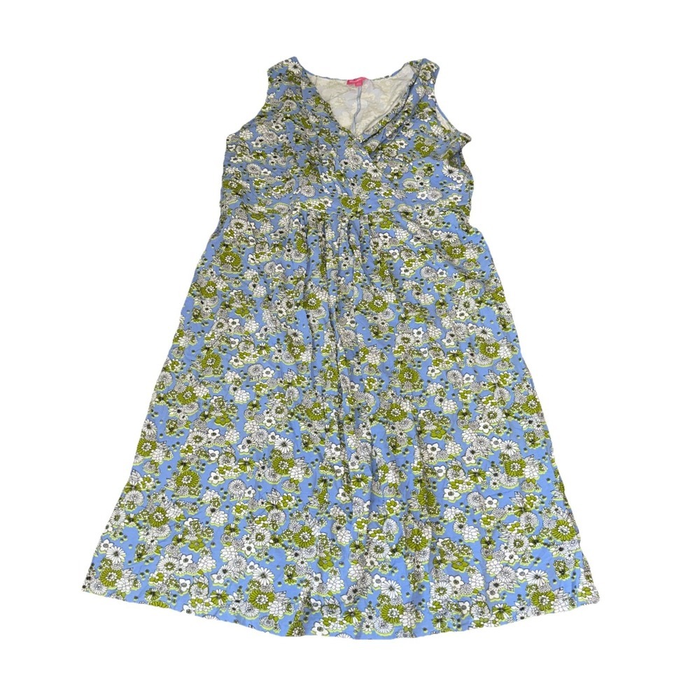 Woman Within 3X 30/32 womens maxi dress floral long sleeveless